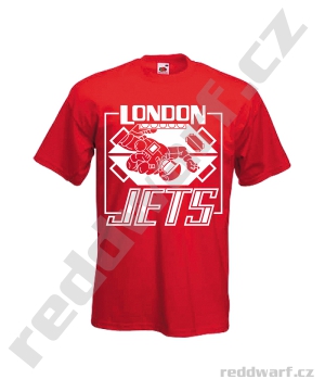 triko - London Jets - červené - Kliknutím na obrázek zavřete