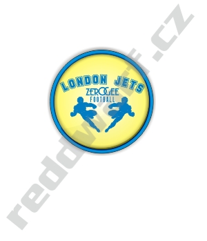 placka - 44mm - London Jets placka - 44mm - London Jets